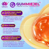 Technologie GummieJel double couche utilisée par LILICARE.