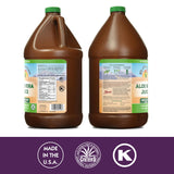 Étiquette Lily of the Desert Aloe Juice montrant ingrédients naturels.