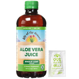 Jus Aloe Vera Lily of the Desert en bouteille filtrée, soutien potentiel au bien-être quotidien.