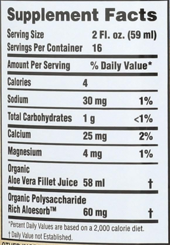 Bouteille généreuse Lily of the Desert, pratique pour le quotidien et les soins.