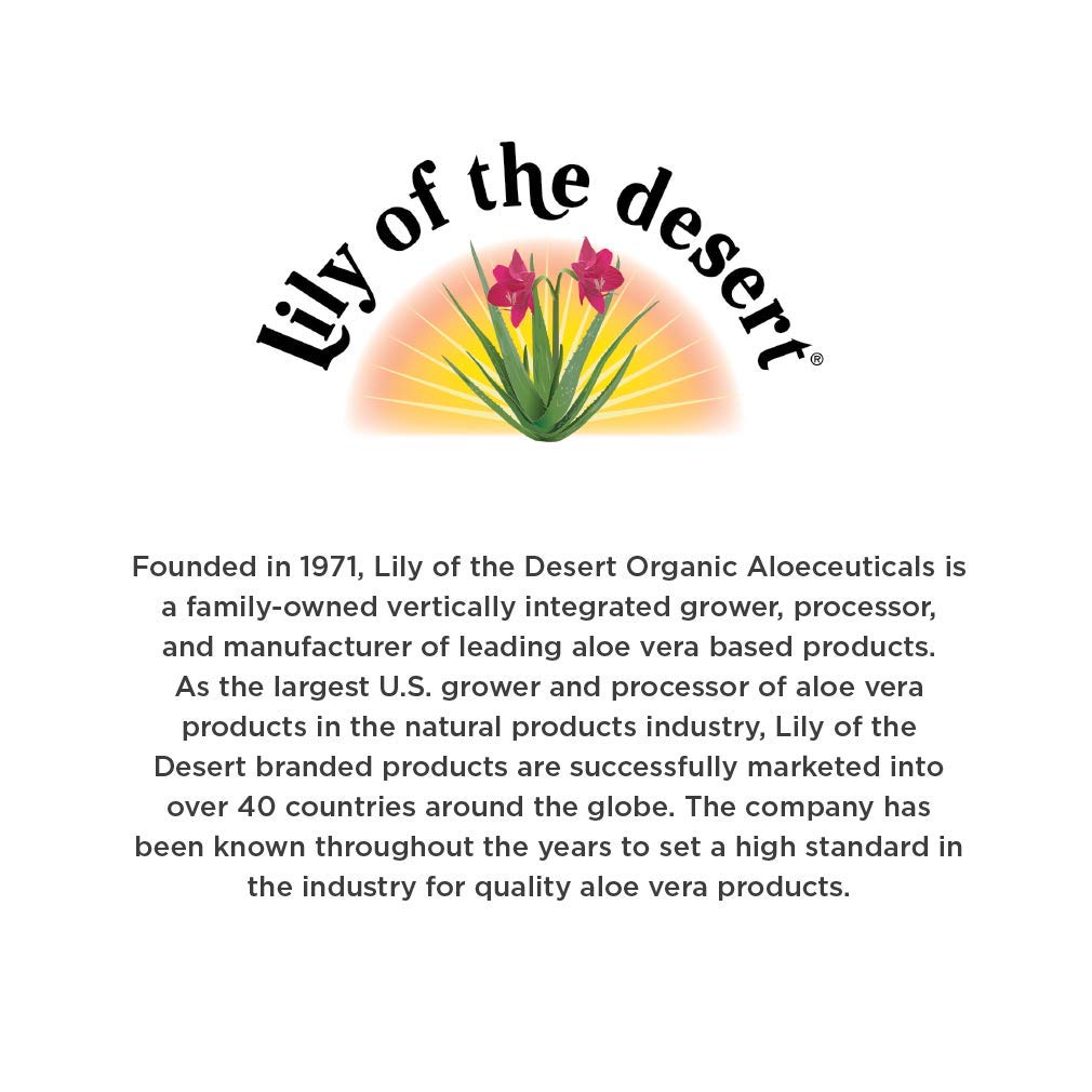 Emballage respectueux de l environnement pour Lily Of The Desert Aloe Vera.