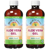 Lily Of The Desert Aloe Vera Gel intérieur épais, texture riche pour boire sainement.