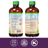 Bouteille d'aloe Lily Of The Desert transparente, pratique pour utilisation quotidienne.