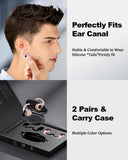 Bouchons d’oreilles LIMEHO pour voyage: compact et faciles à transporter.