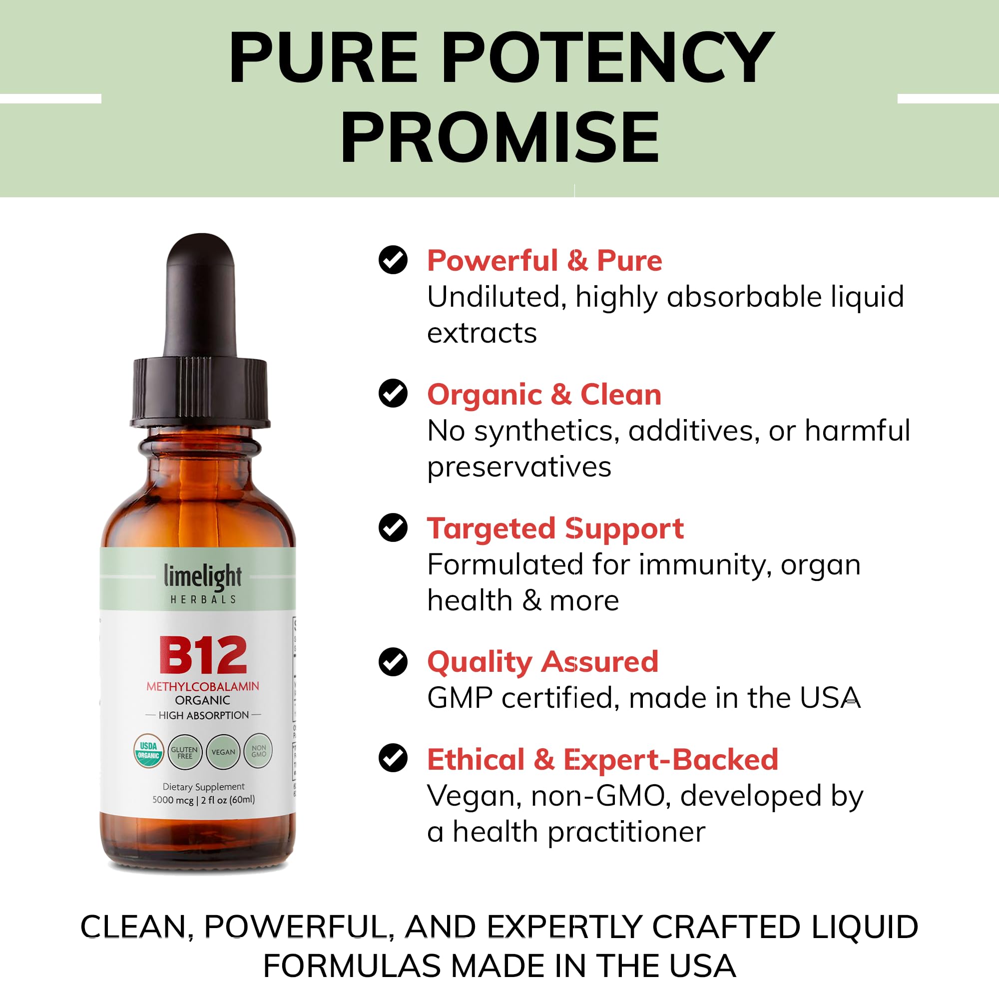 LIMELIGHT HERBALS B12 – emballage sûr et respectueux de l’environnement.