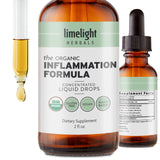 LIMELIGHT HERBALS Inflammation Formula Advanced flacon gouttes – soutien inflammatoire global potentiel.