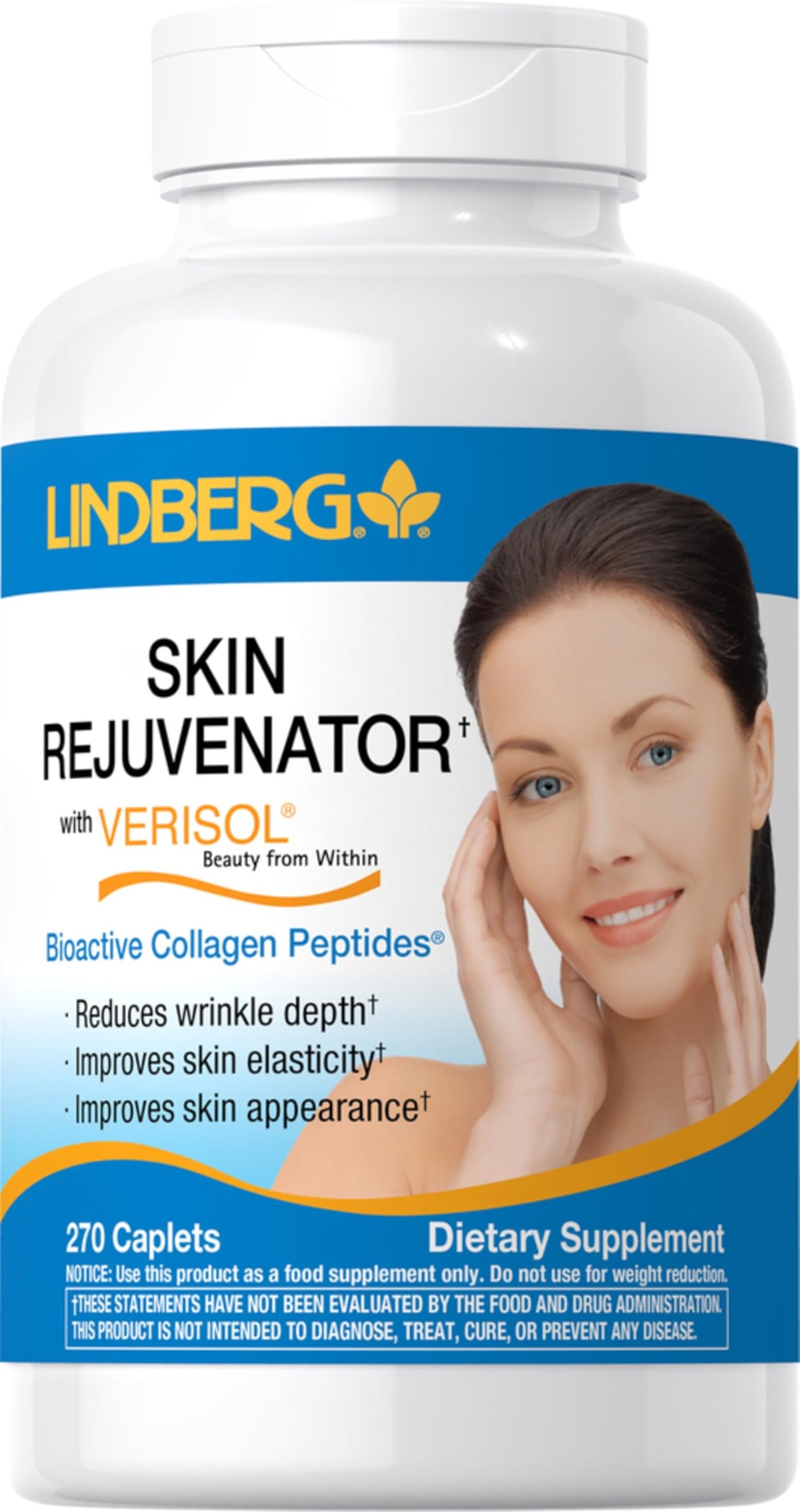 Lindberg Verisol – tablettes dans la bouteille, peau plus ferme et cheveux éclatants.