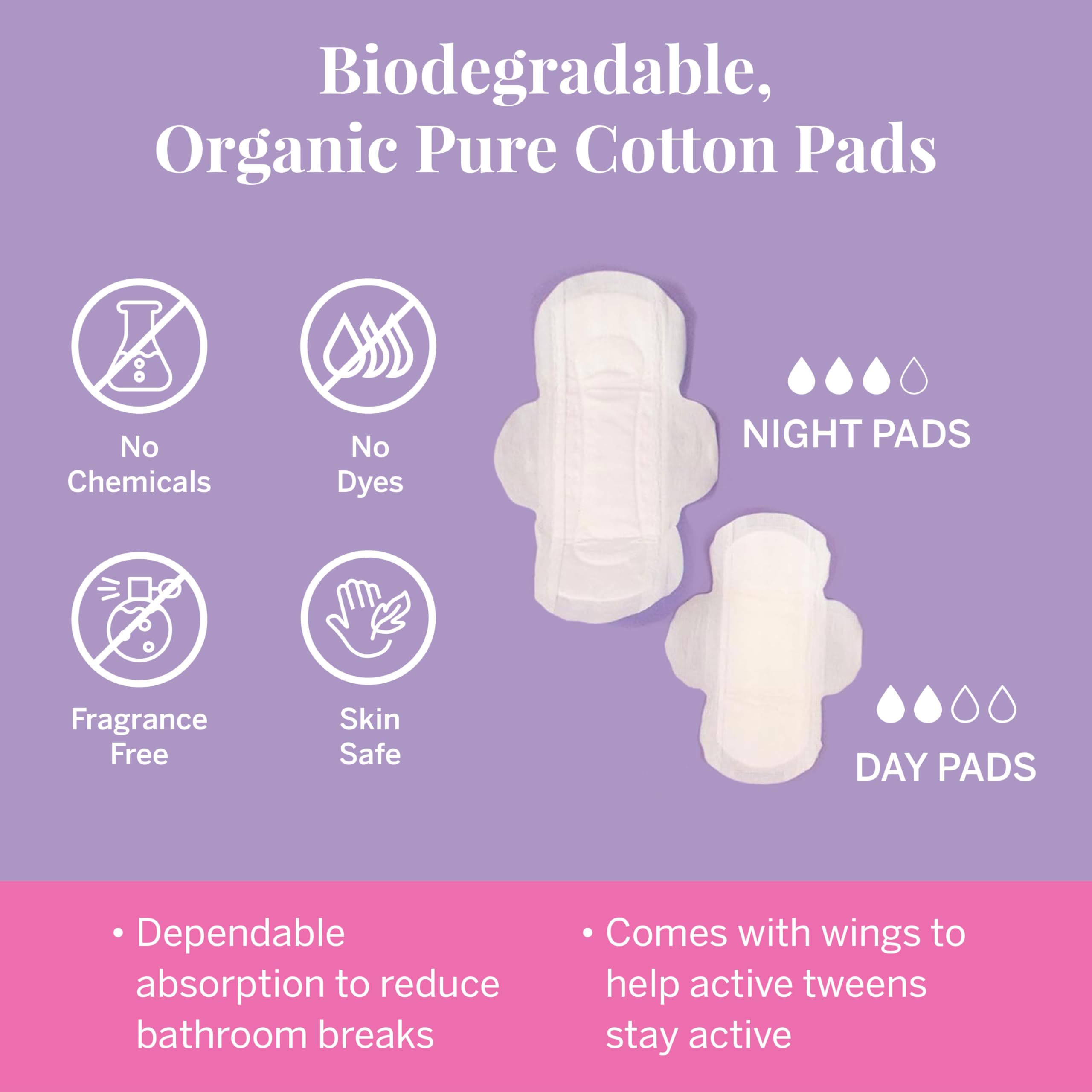 Lingettes féminines Pixie Cup 10 ct, douceur hypoallergénique.