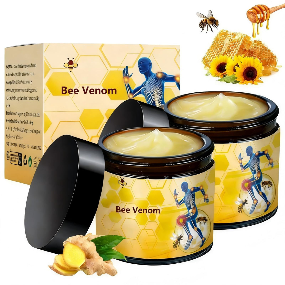 LinTsing Crème Venin d’Abeille pour articulations – focus cou, douceur et hydratation.