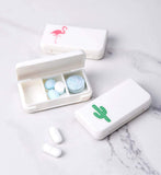 LINXI boite pilules portable poche, pratique pour transporter vos comprimés au quotidien