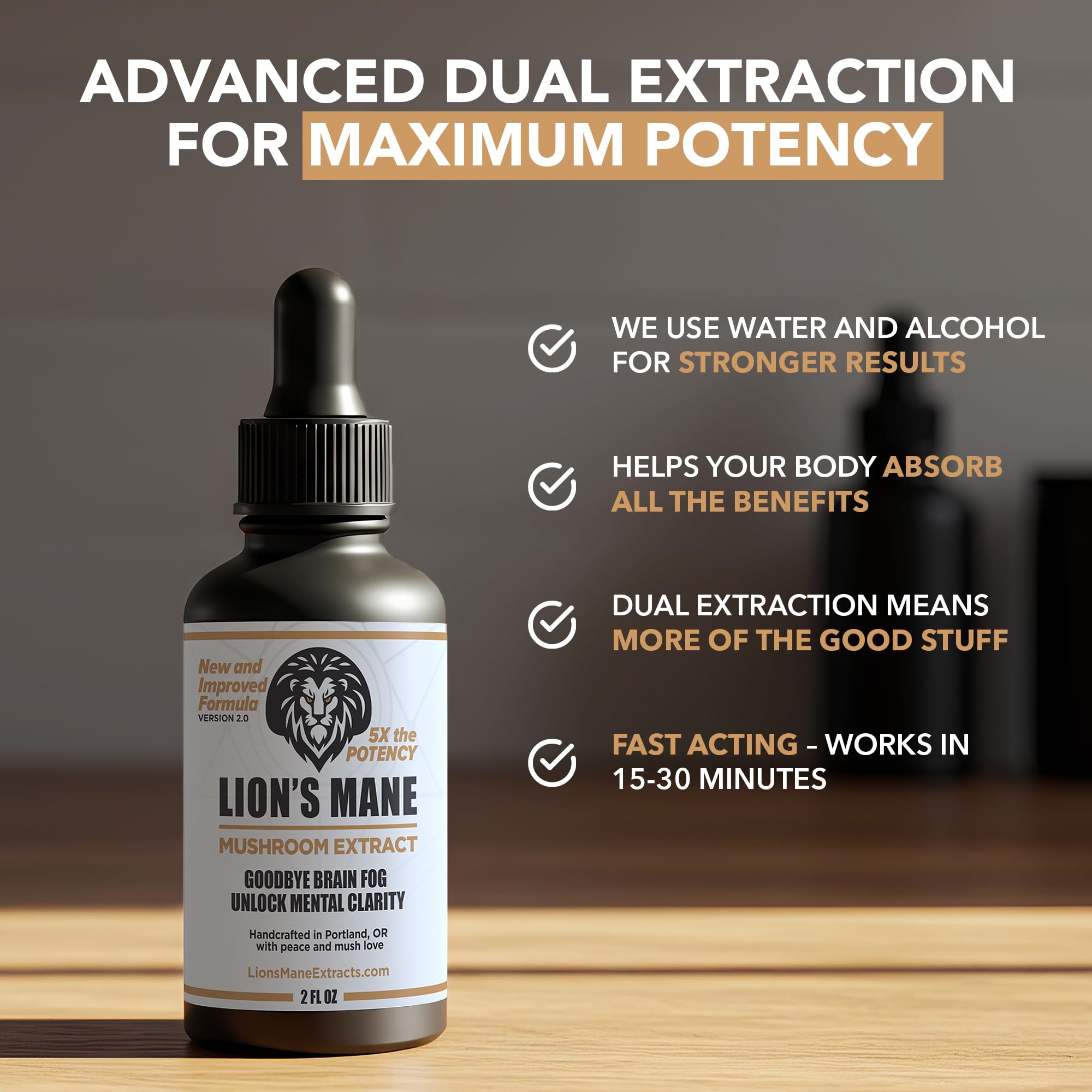 LionsManeExtracts champignons-fructification-criniere-de-lion-source naturelle: concentration potentielle.