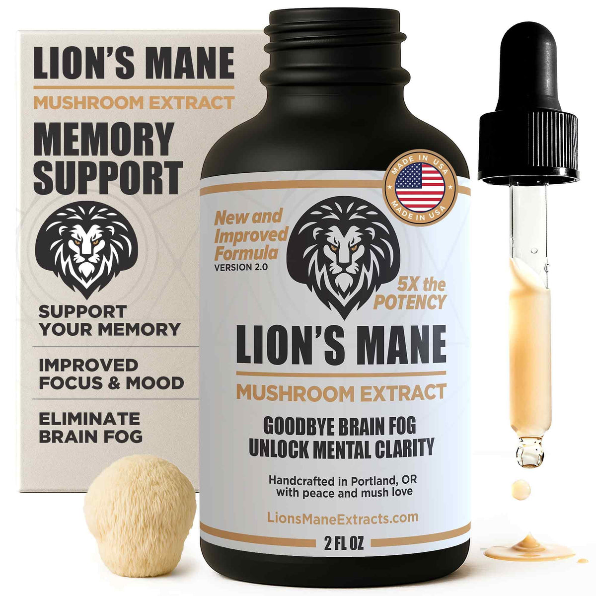 LionsManeExtracts extrait-criniere-de-lion-bouteille-gouttes: concentration rapide pour vos sessions.