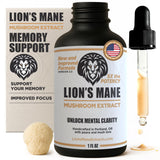 LionsManeExtracts concentration-bouteille : soutien à l'attention.