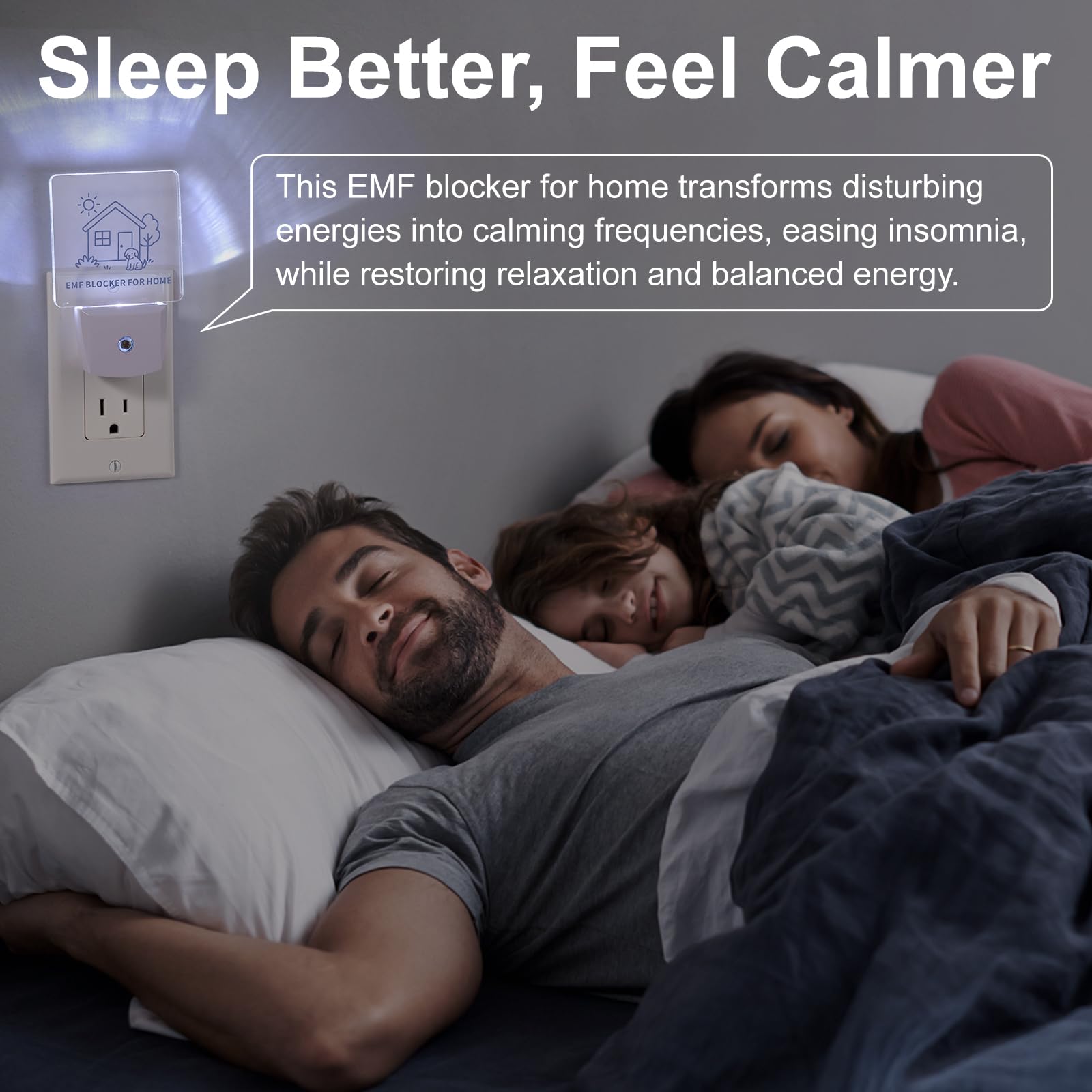 Liovsiso EMF Blocker au bureau favorisant concentration et calme au travail.