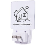 Liovsiso EMF Blocker avec lumière nocturne douce pour créer une ambiance rassurante.