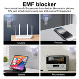 Liovsiso EMF Blocker prêt pour voyage, compatible 110V et 220V.