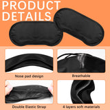 Lipetol masque yeux avec sangle réglable double pour un ajustement sûr.