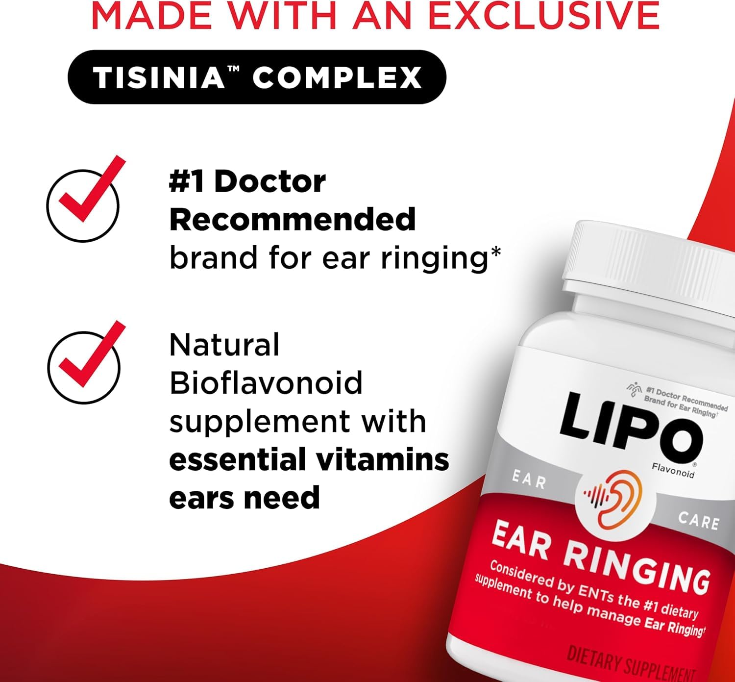 Lipo-Flavonoid: zoom sur les caplets, soutien nutritionnel possible pour l'oreille.