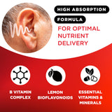 Lipoflavonoid ensemble vitamines C et B pour la santé de l’oreille