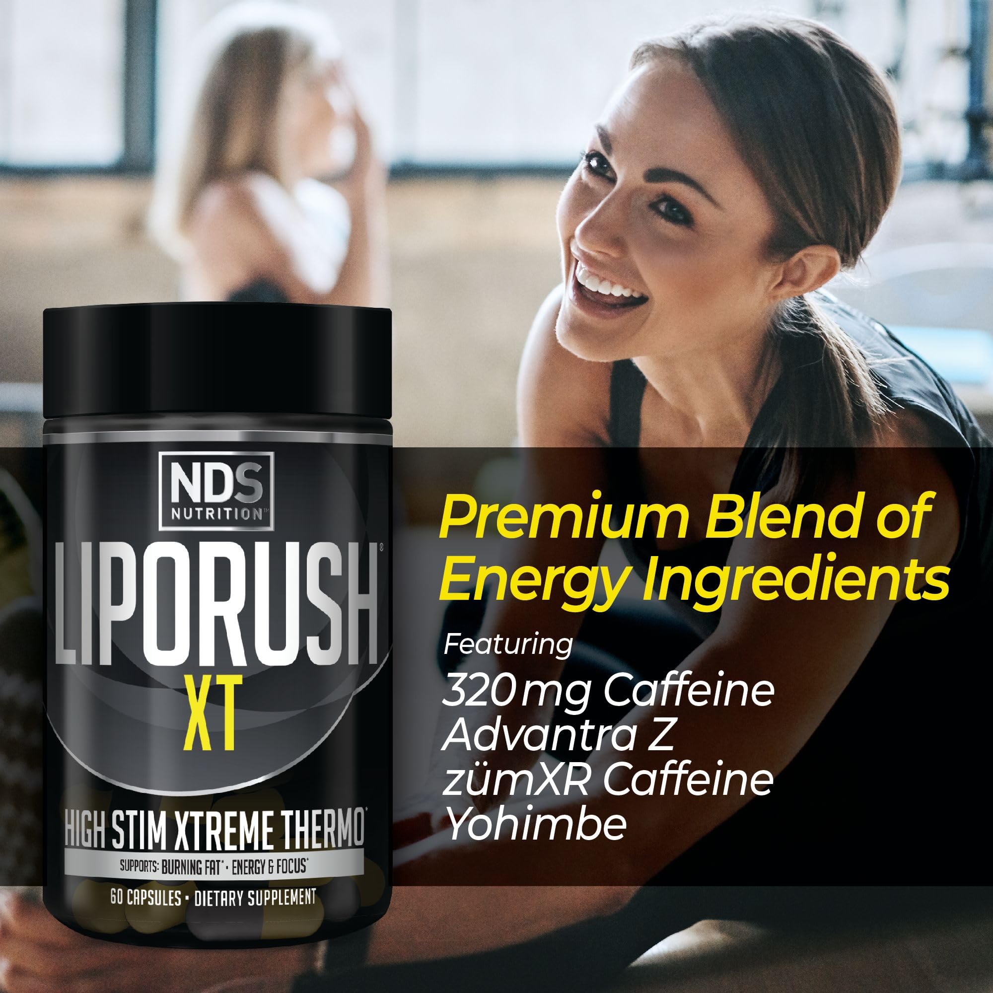 LIPORUSH XT Teacrine énergie, concentration et performance quotidiennes