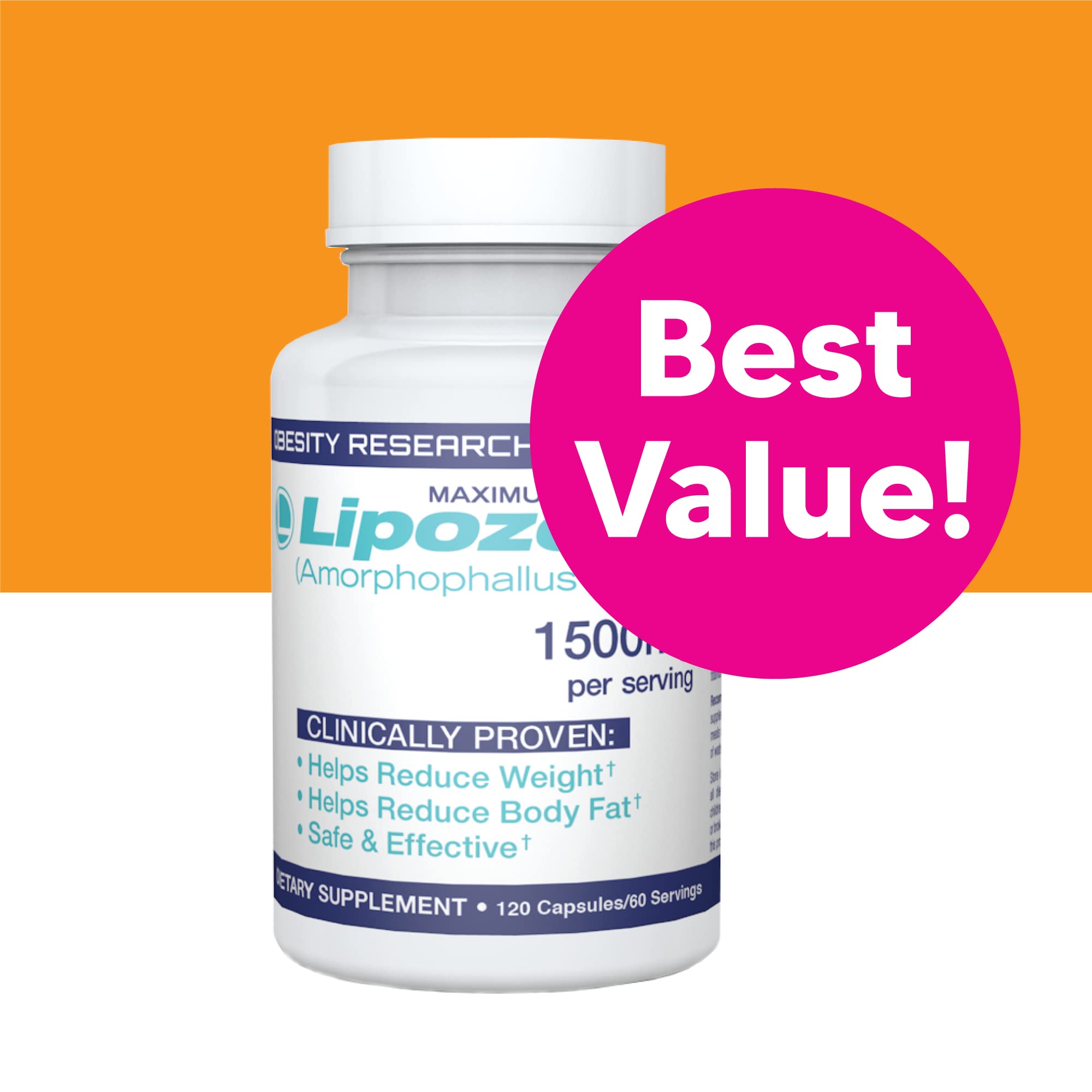 Lipozene capsules noires, format pratique pour une routine journalière et simple.