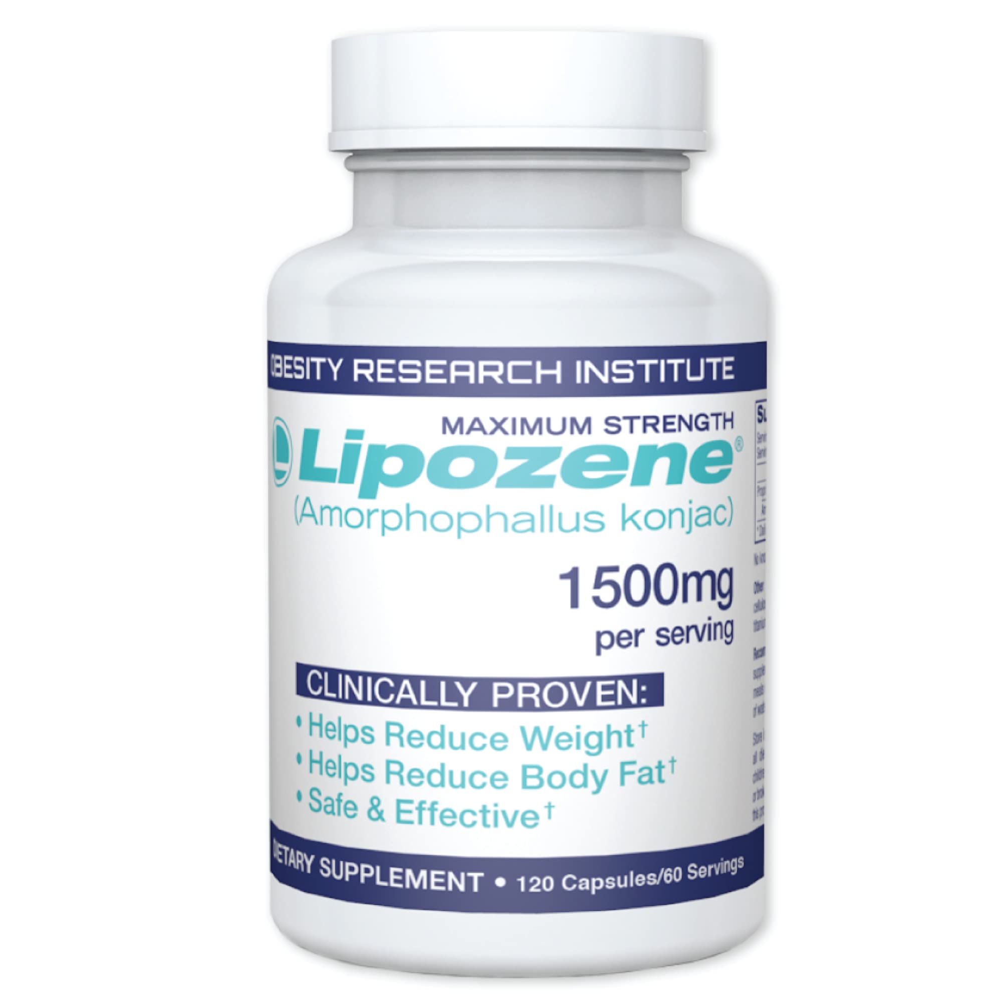 Lipozene Mega Bouteille 120 capsules, soutien potentiel à la gestion de l'appétit au quotidien.