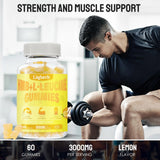 Gommes Liqherb HMB et Leucine - avant entrainement pour énergie et endurance.