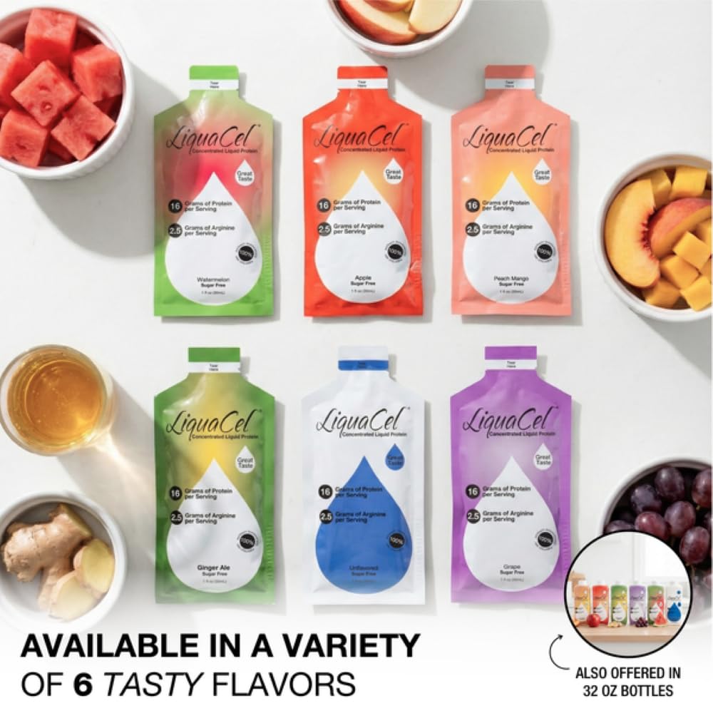 LiquaCel emballage 100 sachets, solution portable pour plan protéinés.