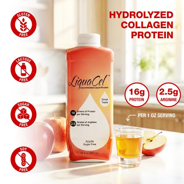 LiquaCel pomme, préparation rapide en dilution dans l'eau.