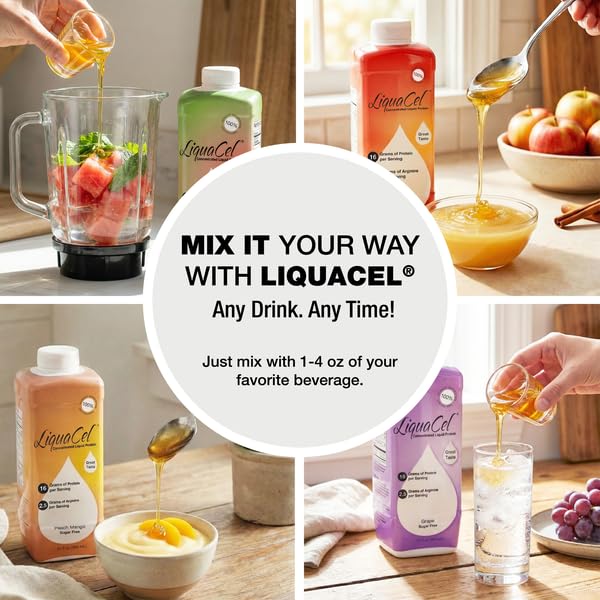 LiquaCel étiquette nutritionnelle sur la bouteille pomme.
