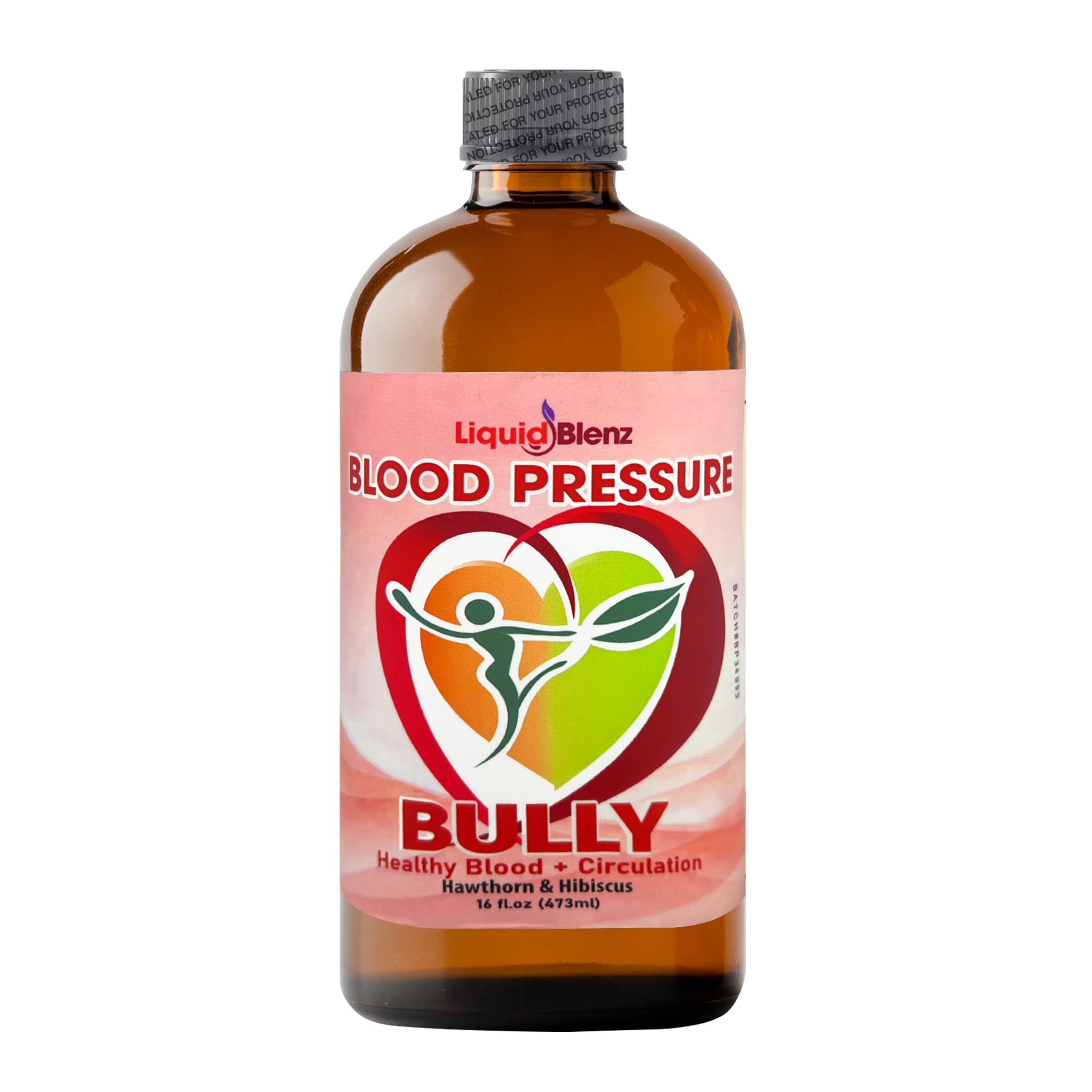 LIQUID BLENZ Blood Pressure Bully dans sa bouteille, soutien potentiel à votre routine bien-être