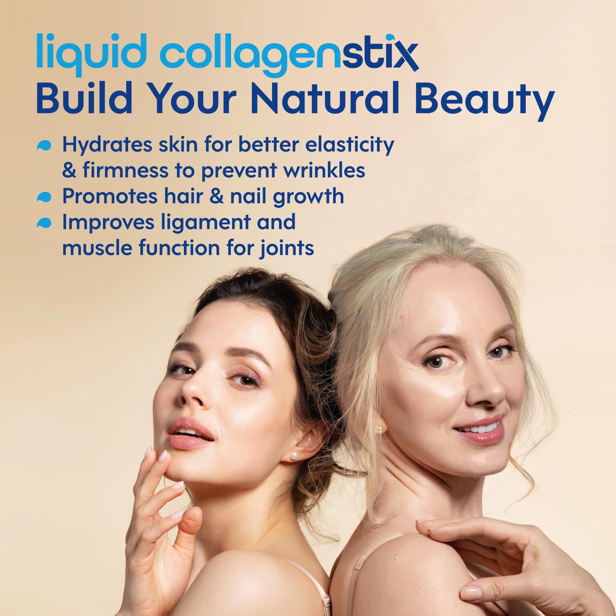 Liquid Collagen Stix – Dose quotidienne hydrolysée, présence d'acides aminés bénéfiques.