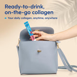 Liquid Collagen Stix sachet-porte-sac: pratique à transporter pour un usage en déplacement.