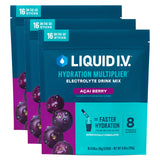 Liquid I.V baie d'acai: sachet d'hydratation rapide et pratique.
