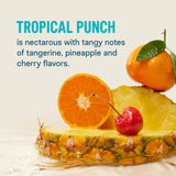 Liquid I.V dosettes Saveur tropicale, préparation facile dans l'eau.