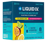 Liquid I.V Hydration Multiplier pack fruit de la passion, rafraîchissement rapide en déplacement.