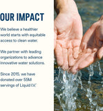 Liquid I.V. Hydration Multiplier Sans Sucre Mandarin Orange — format voyage compact pour rester hydraté loin de chez soi.