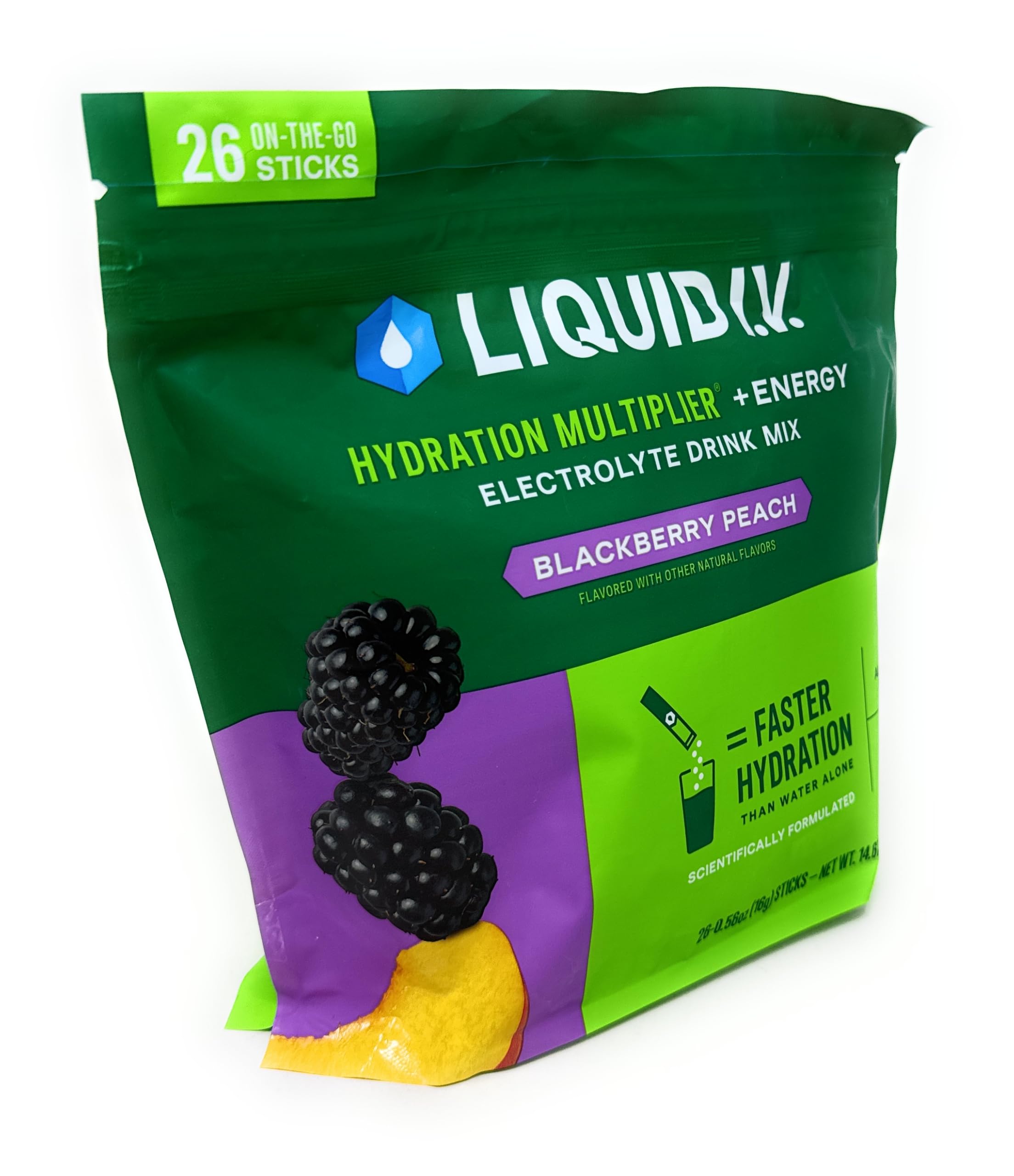 Sachets Liquid I.V. dose individuelle pour hydratation pratique.