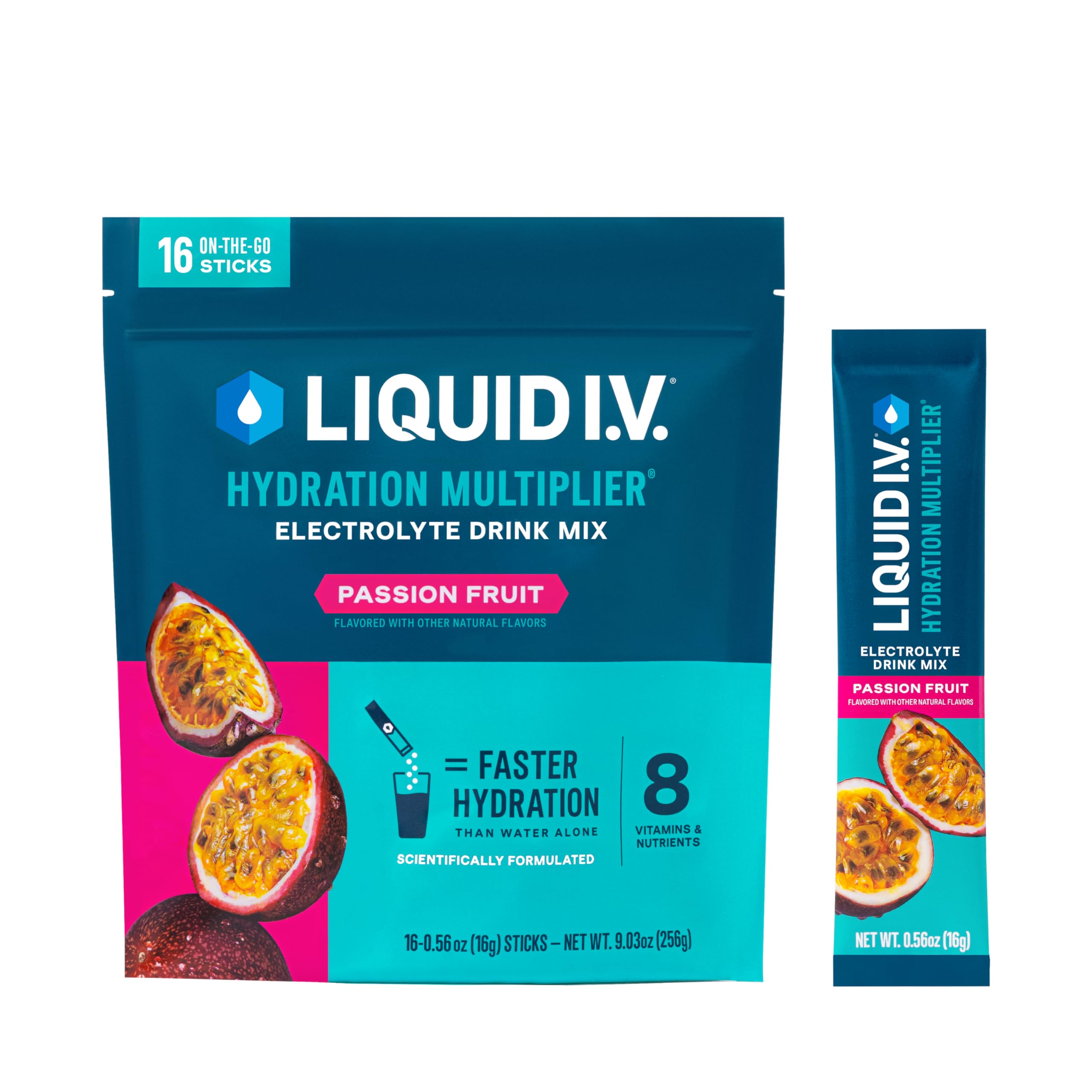 Liquid I.V. Hydratation Multiplier flacon, hydratation rapide et pratique.