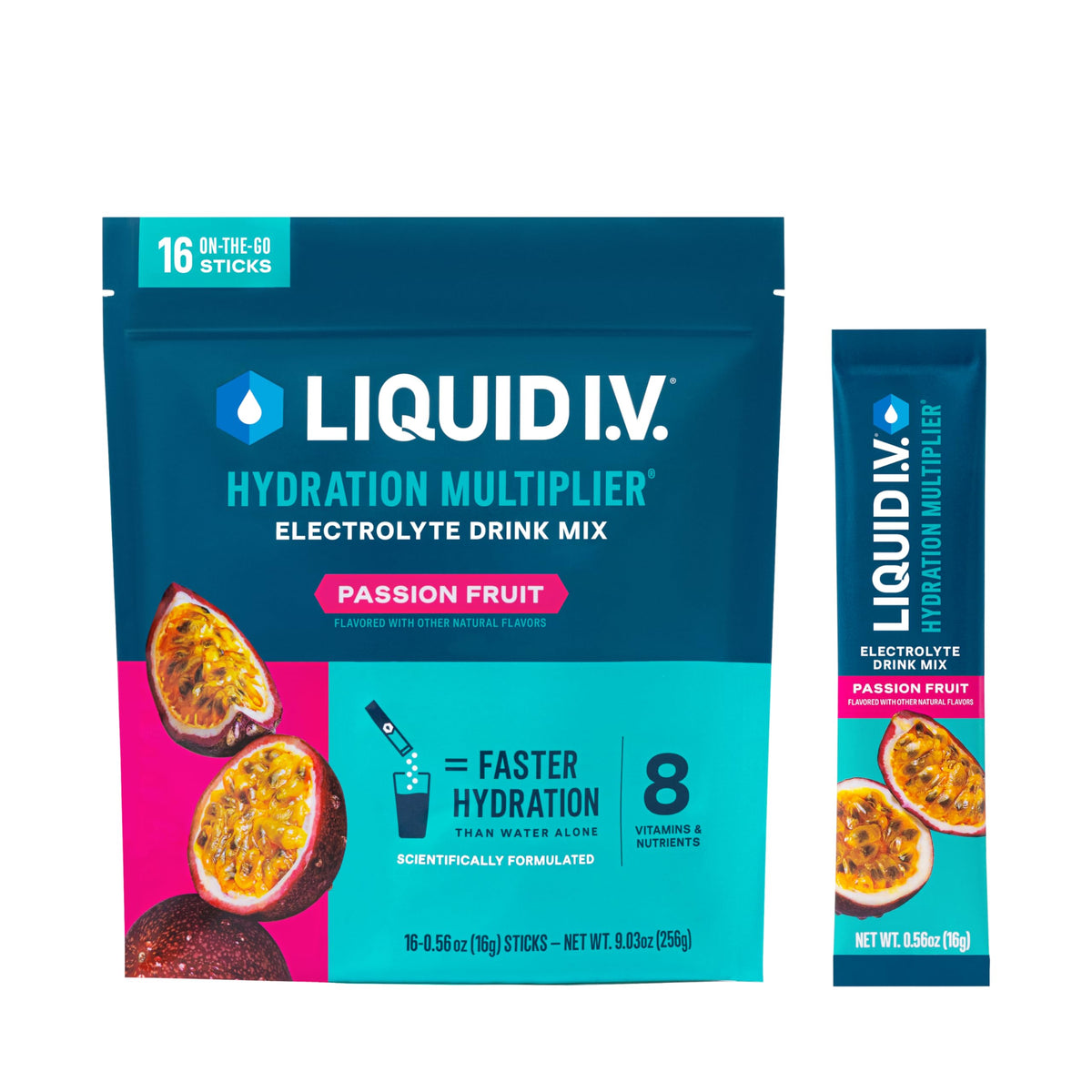 Liquid I.V. Hydratation Multiplier flacon, hydratation rapide et pratique.