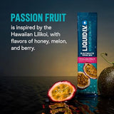 Sachet individuel Liquid I.V., prêt à préparer une boisson hydratante.