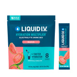 Liquid I.V. Hydration Multiplier Guava – sachet: hydratation rapide et pratique en déplacement.