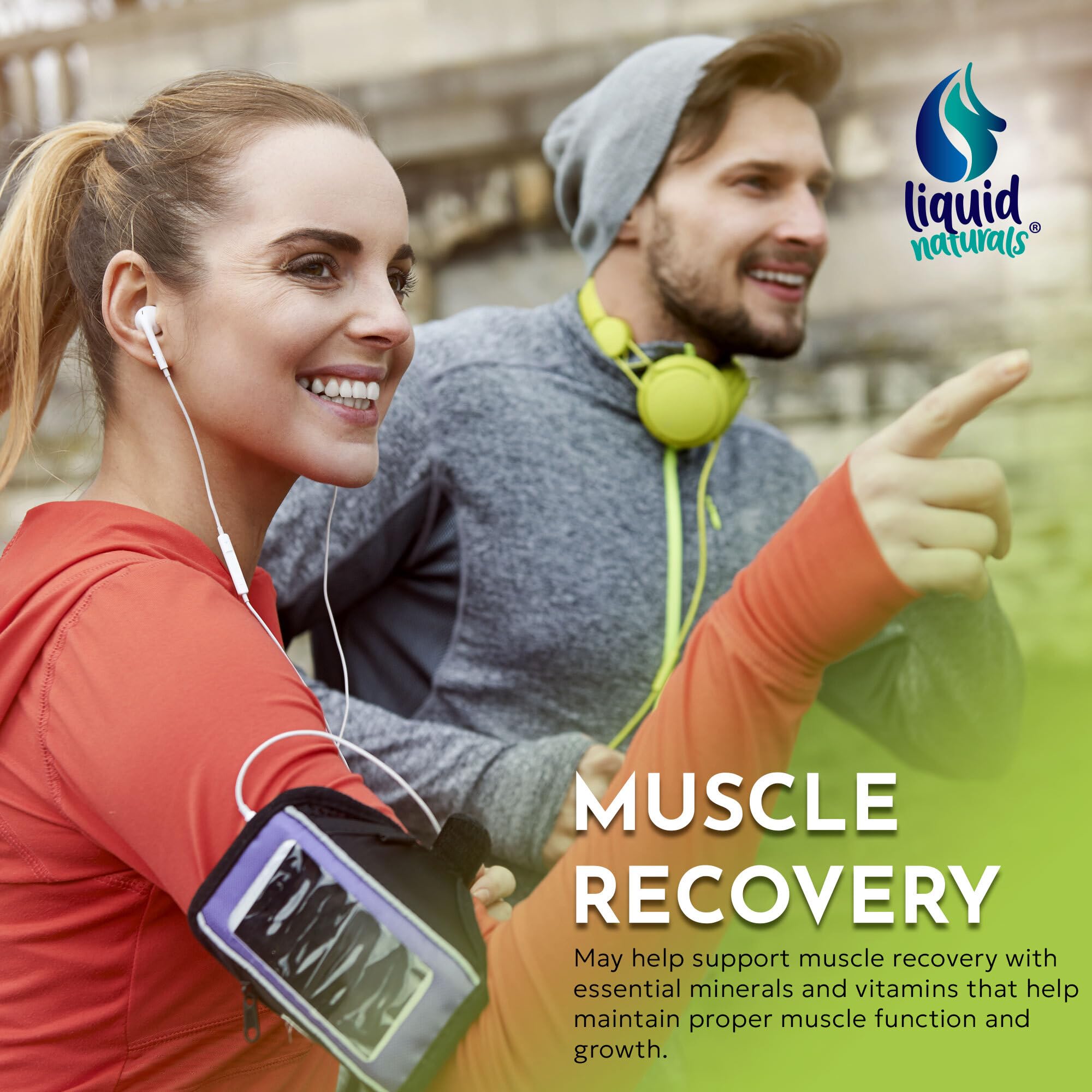 Pipette Liquid Naturals gouttes algue irlandaise citrus-fruit rouge, dosage précis.