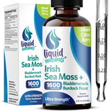 Gouttes Liquid Naturals algue irlandaise citrus-fruit rouge bouteille: énergie au quotidien.