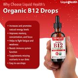 Compte-gouttes précis pour dosage facile de LIQUIDHEALTH B12