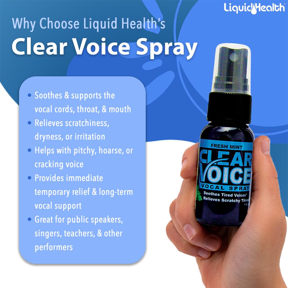 LIQUIDHEALTH Clear Voice: utilisation-studio pour des prises vocales plus nets.