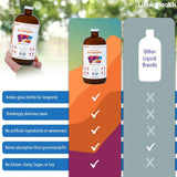 LIQUIDHEALTH Mega Energy B-Complex, verre melange: mélanger facilement avec une boisson favorite.