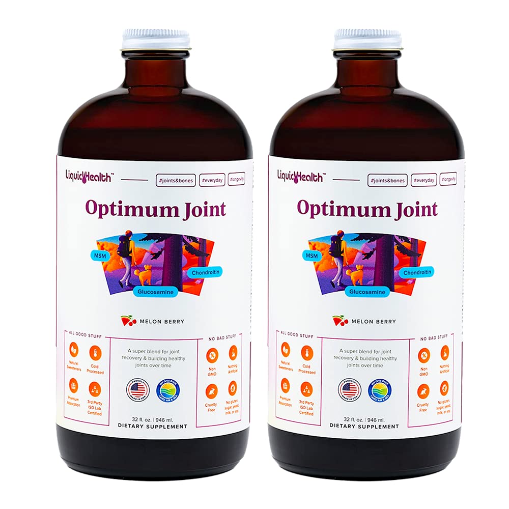 LIQUIDHEALTH Optimum-articulations-bouteille-verser: soutien quotidien des articulations et mobilité accrue.
