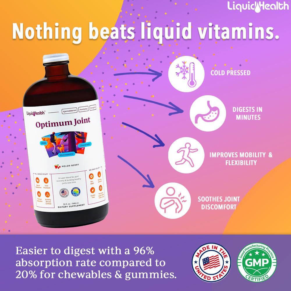 LIQUIDHEALTH Optimum – dose deux cuillères pour une consommation quotidienne pratique.