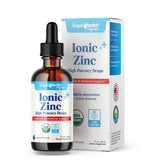 LIQUIDHEALTH Zinc ionique – bouteille, soutien potentiel immunitaire et bien-être général.